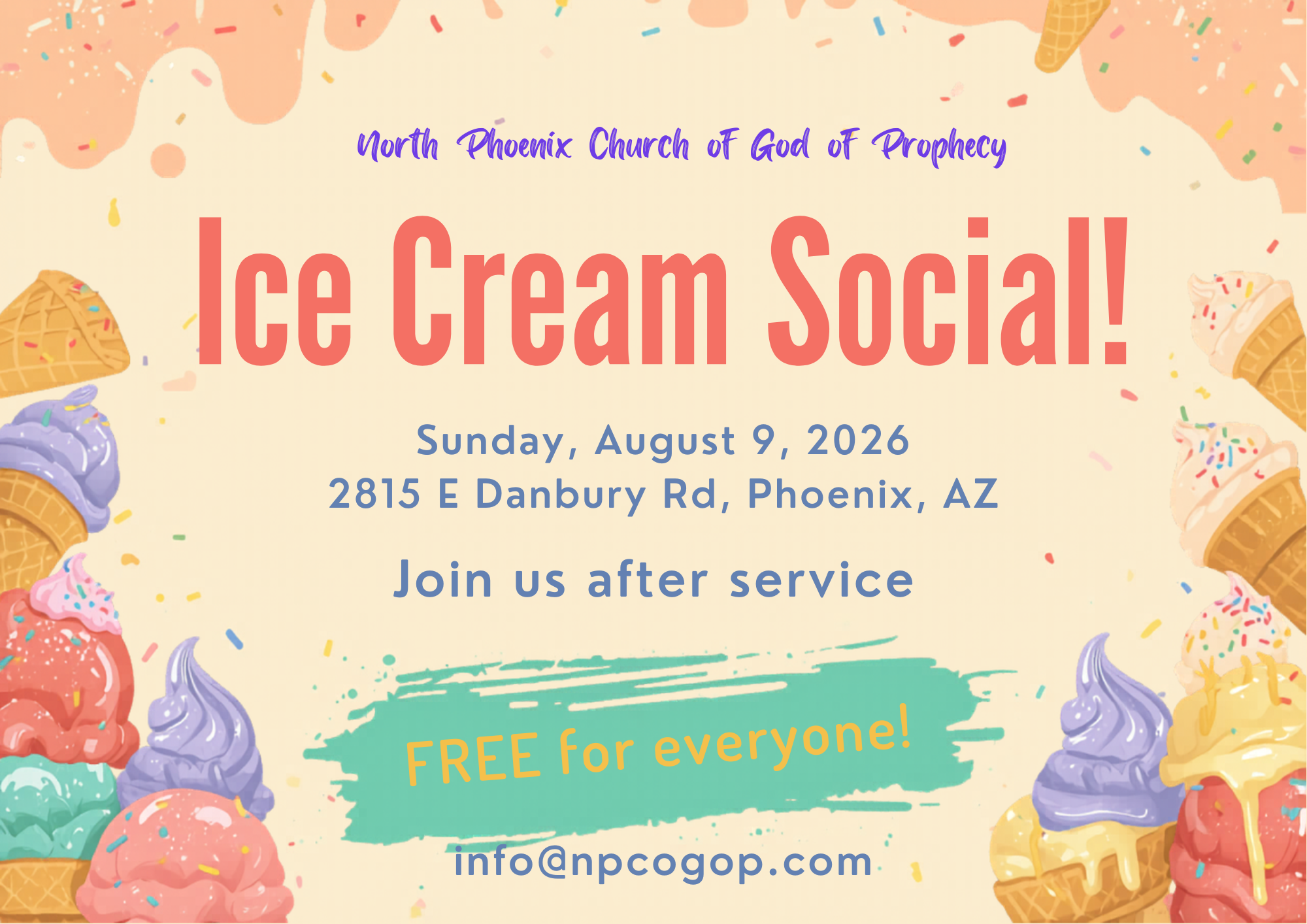 Ice Cream Social