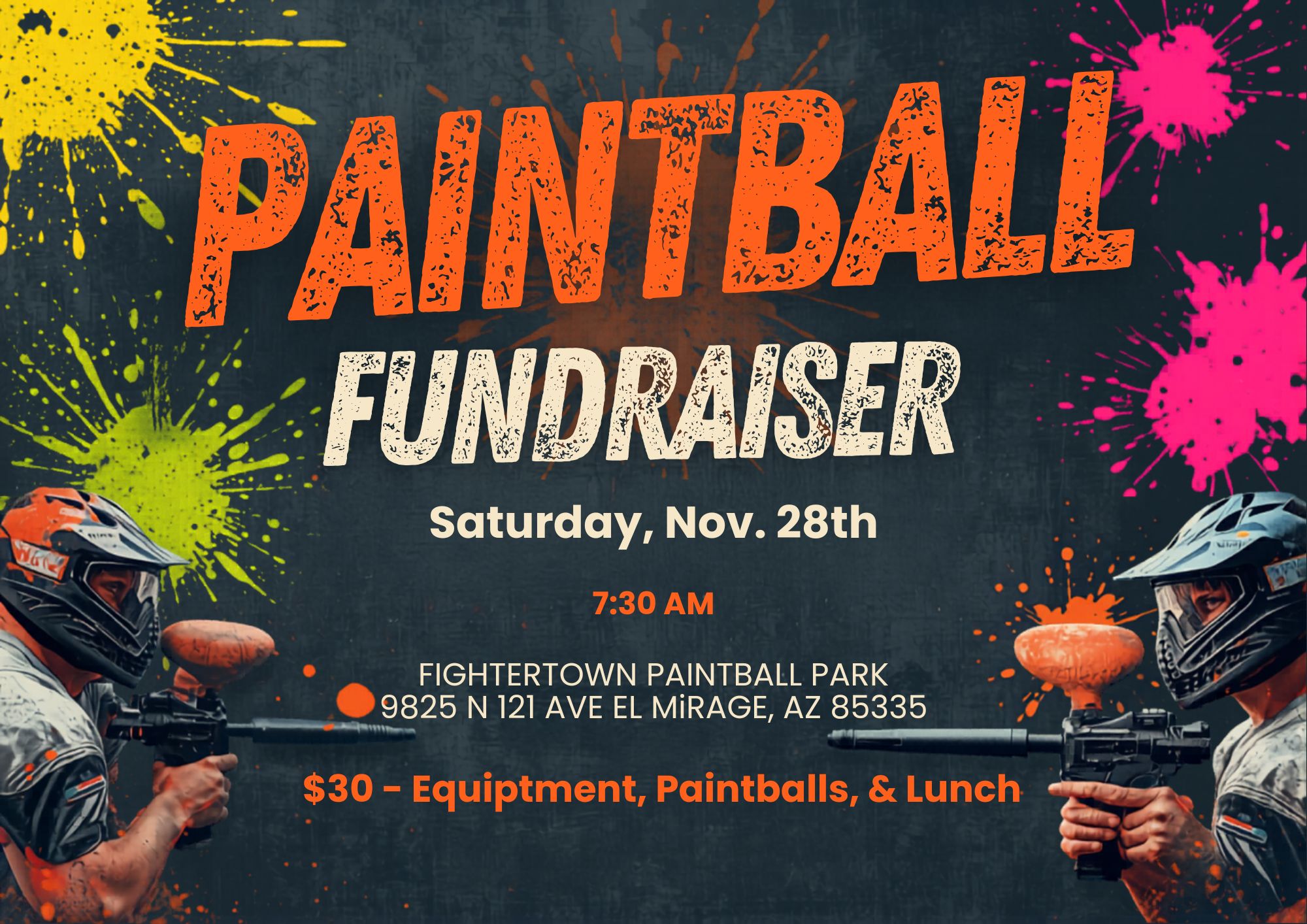 Paintball Fundraiser